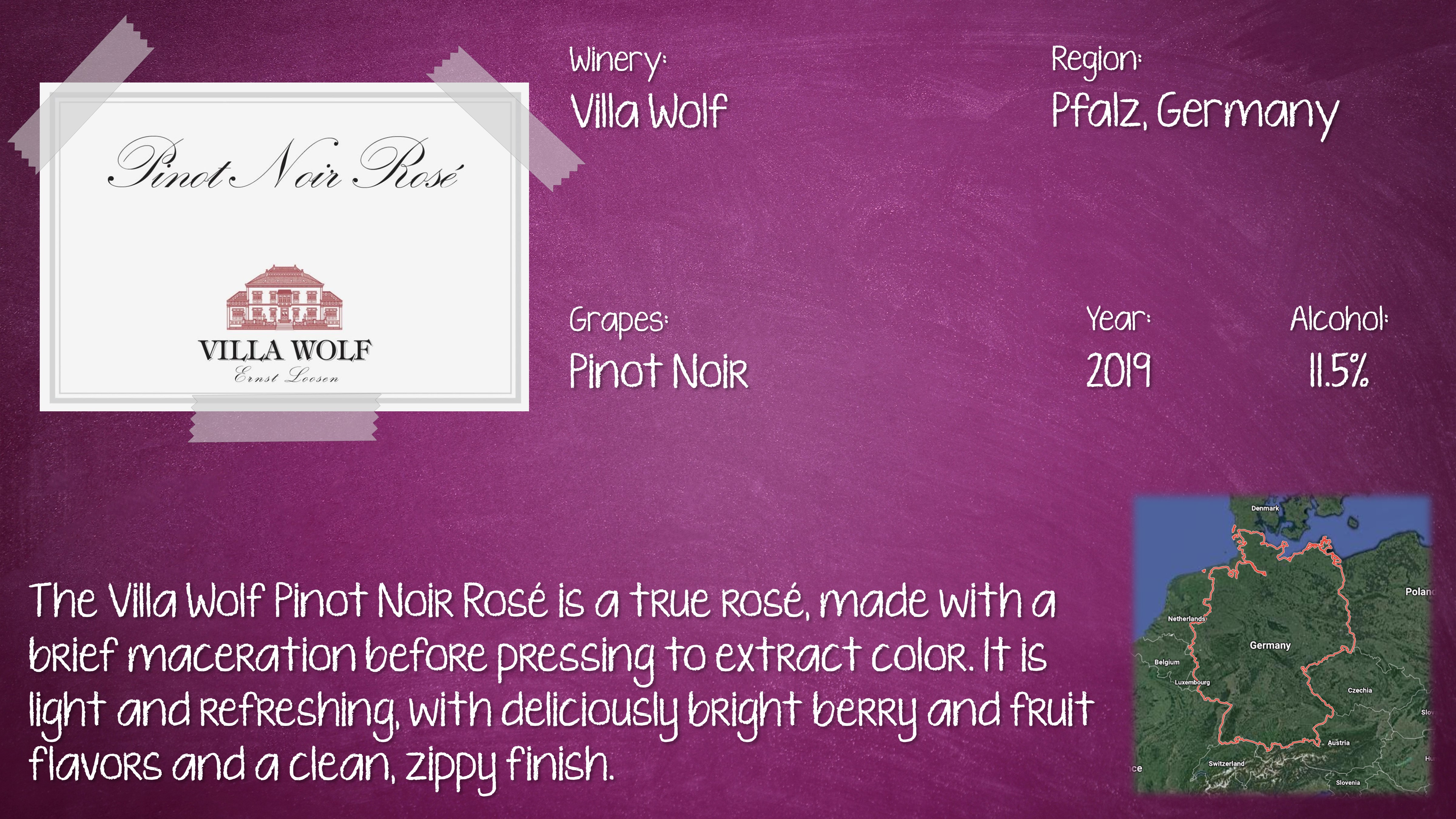 Villa Wolf Pinot Noir Rose