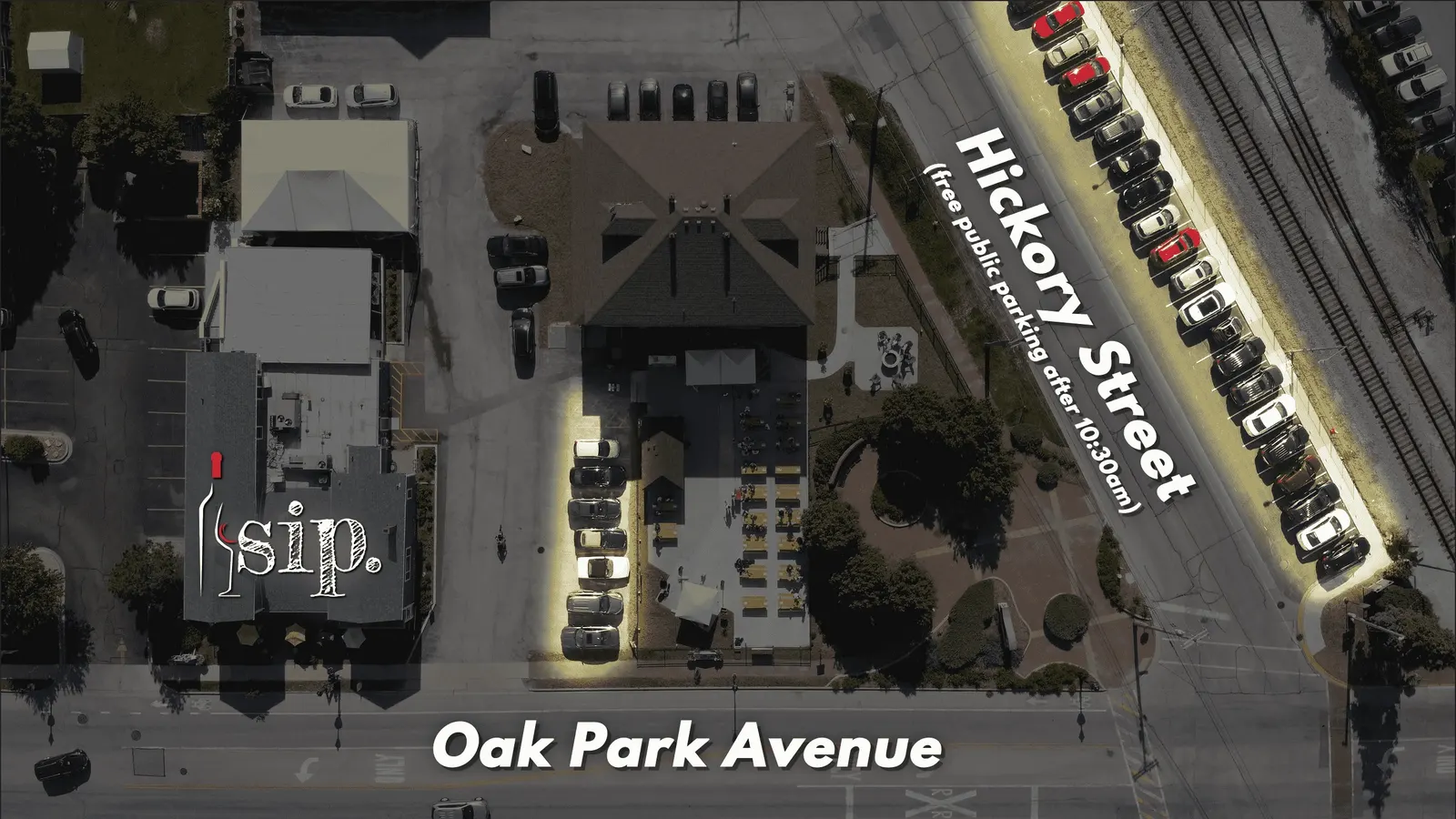 Where to park at Sip Wine Bar