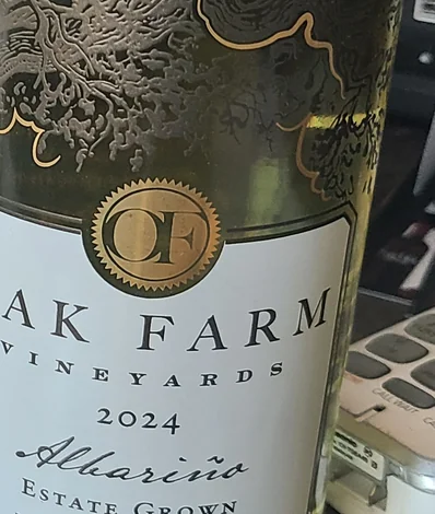Oak Farm Vineyards Albarino, Lodi Estate Grown 2024 White wine