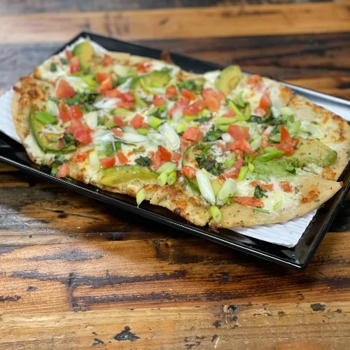 Avocado Tomato Flatbread