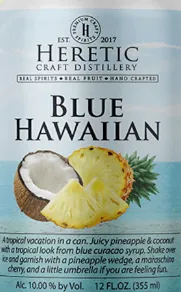 Blue Hawaiian Heretic Distillery