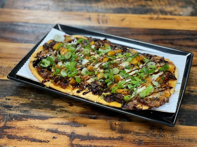 Burnt End & Peach Flatbread