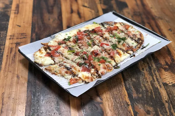 Burrata Bruschetta Flatbread