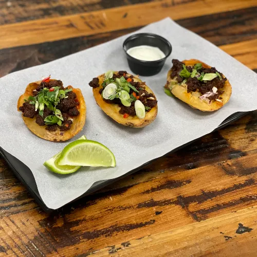 Chorizo Potato Skin