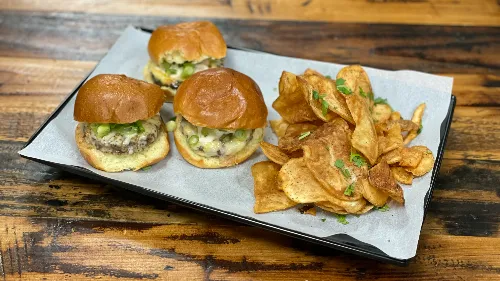Ghost Pepper Burger Sliders