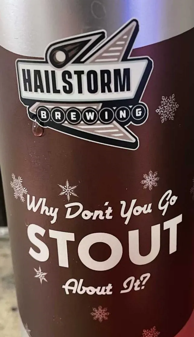Hailstorm Stout About it