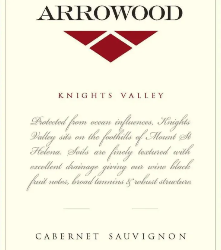 Knights Valley Arrowood Cab
