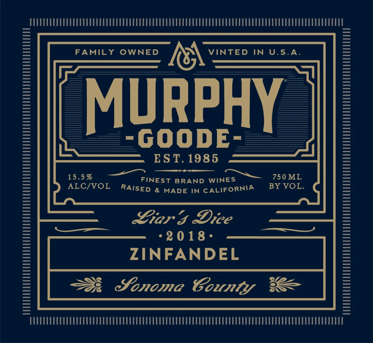 Liars Dice Zinfandel Murphy Good