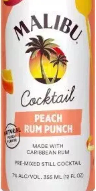Malibu Peach Rum Punch