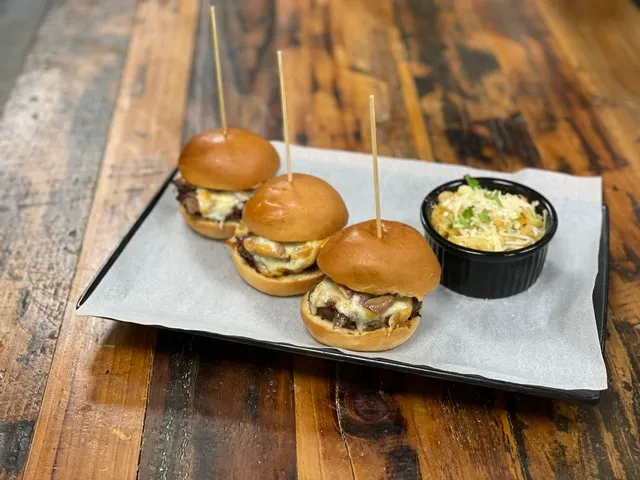 Mushroom Burger Sliders