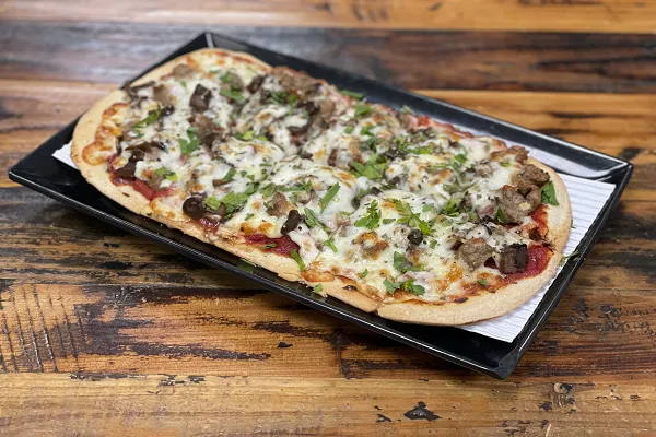 Mushroom & Sausage Flatbread