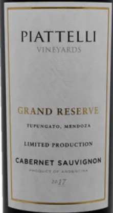 Piattelli Cab Grand Reserve