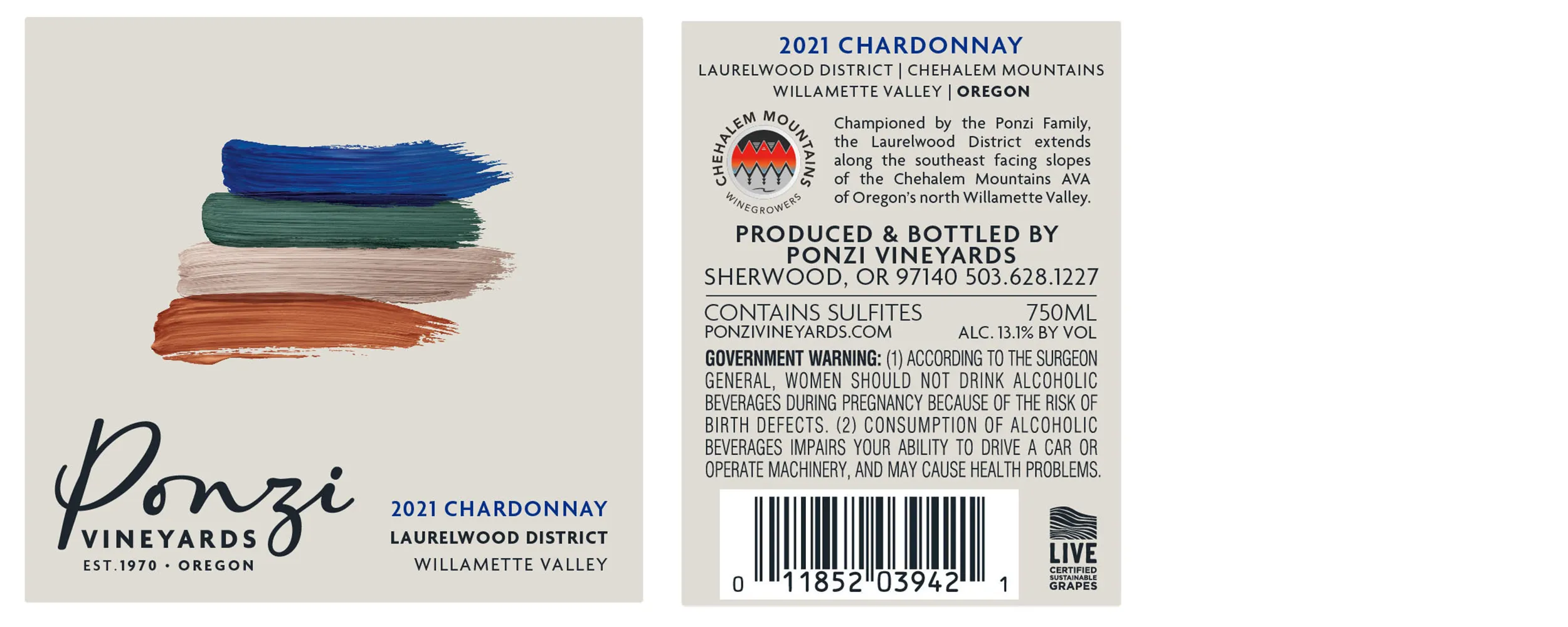 Ponzi Chard Laurelwood District