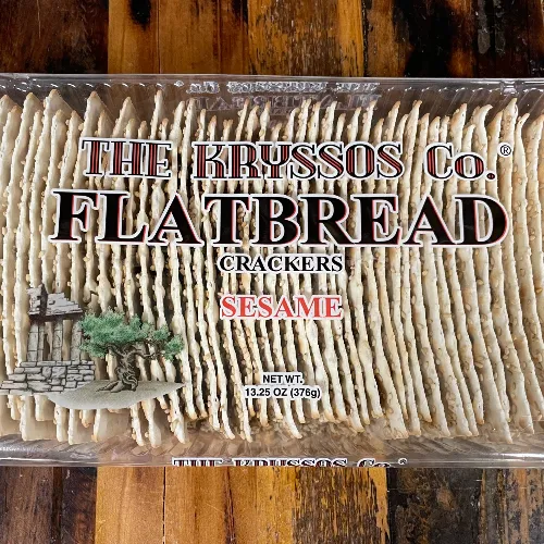 Sesame Flatbread Crackers