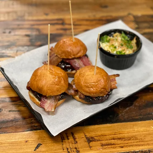 Teriyaki Bacon Burgers